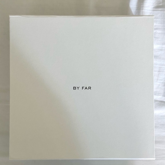 BY FAR Mini Soho Leather Shoulder Bag in Salmon w/ Original Dust Bag and Box - Picture 6 of 9